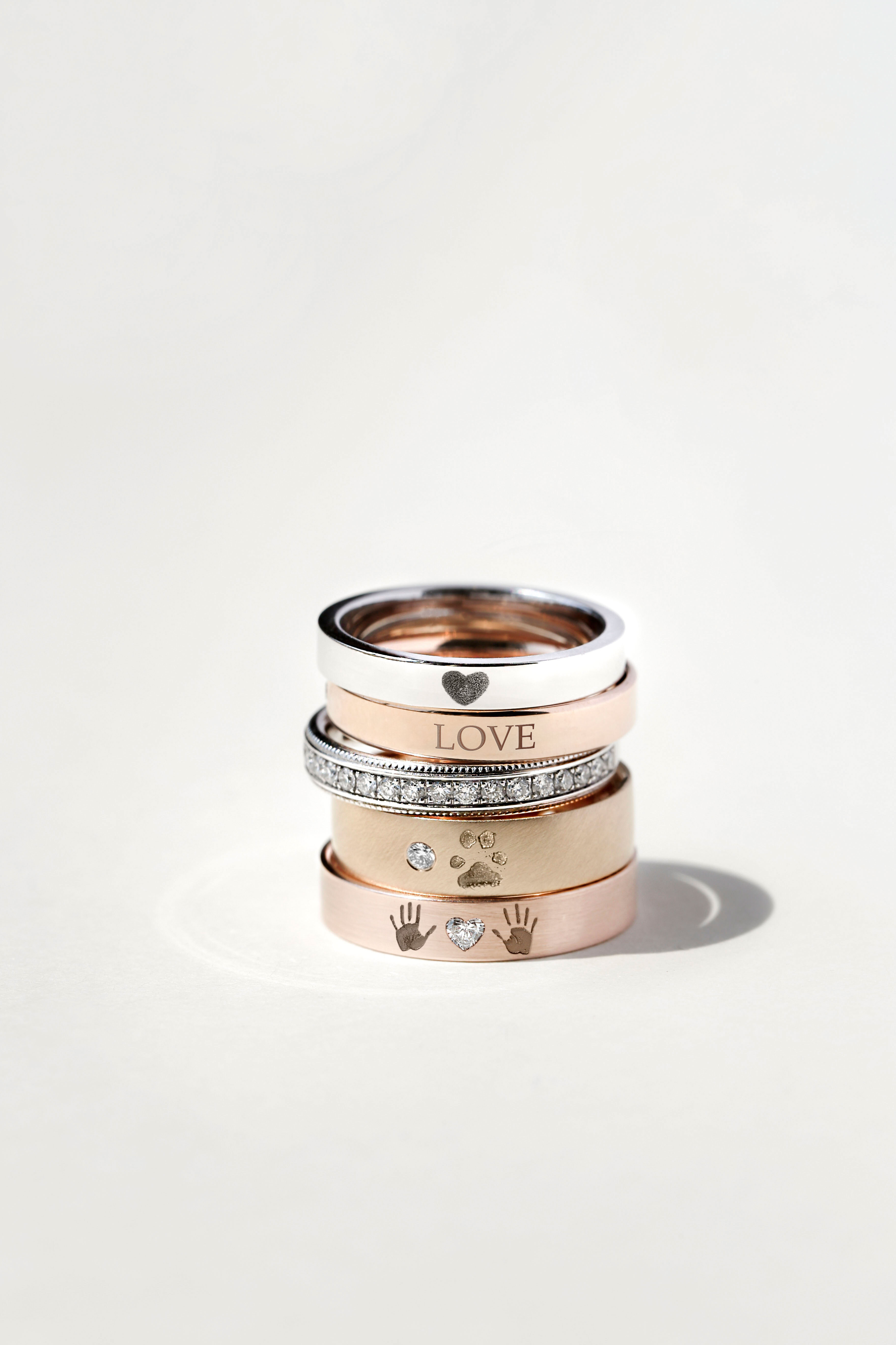 Acredo Love Story Engravings: Unique Custom Engravings for Wedding Rings